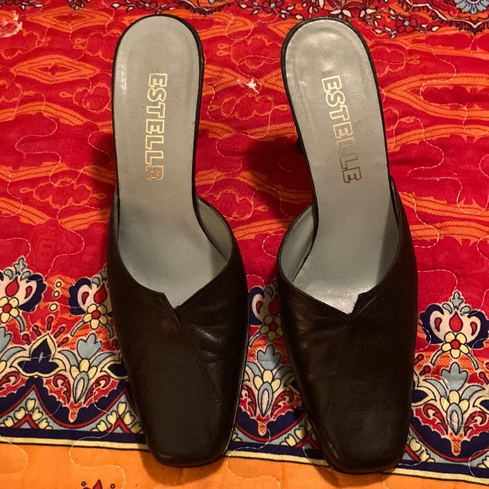 Estelle leather mules. Sz. 7 Upper: Leather Lining: Leather - Picture 3 of 5